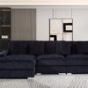 London Black 3 Piece Sectional LAF Chaise
3-Pc LAF?Sectional Left?Chaise