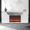 Rosario White TV Stand