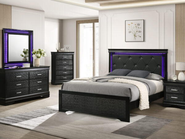 Nora Black Full 4 Piece Set