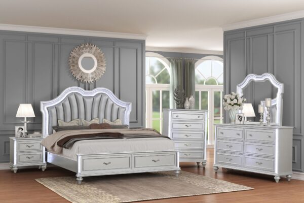 Evangeline Silver King 4 Piece Set