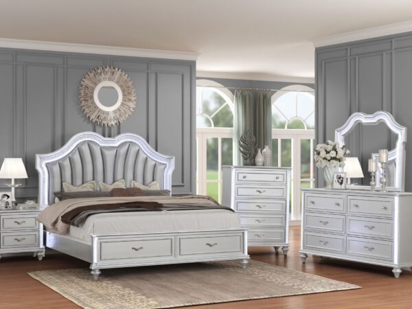 Evangeline Silver King 4 Piece Set