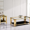 Columbus Gold/Black Coffee Table
