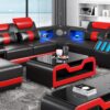 Nevada Black & Red Coffee Table