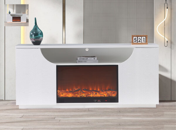 Rosario White TV Stand