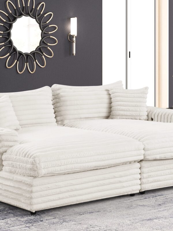 Ajax Cream Double Chaise
2-Pc Double Chaise
