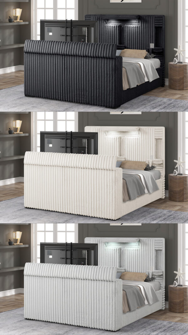 Destiny TV Bed Black