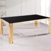 Columbus Gold/Black Dining Table