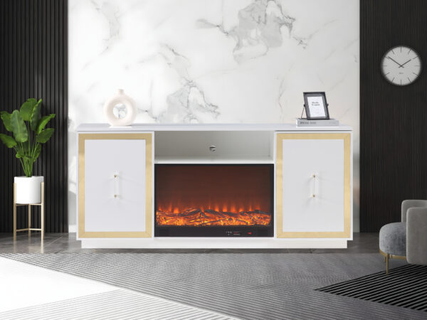 Cali White TV Stand