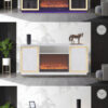 Quito Silver TV Stand