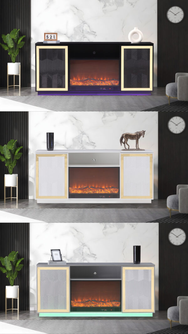 Quito Silver TV Stand