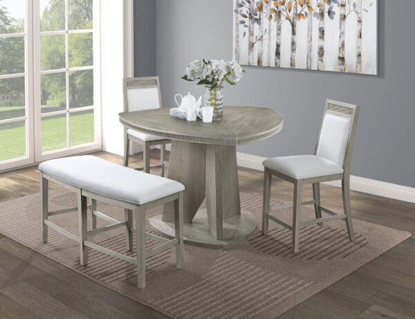 Clive Gray Dining
4 Pc Set (CDT+2 DS+CDB)