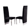 Cinderella Black & Silver Dining Chair
