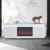 Bogota White TV Stand
