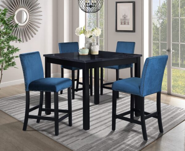 Leo Black/Blue 5 Piece