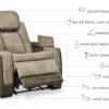 Arcadia Brown Sofa
