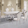 Lilo White & Silver Dining Chair