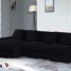 London Black 3 Piece Sectional LAF Chaise
3-Pc LAF?Sectional Left?Chaise