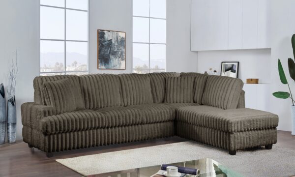 Lisbon Brown
2-Pc Sectional Reversible Chaise
