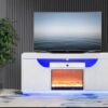 Rosario White TV Stand