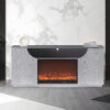Rosario Silver TV Stand