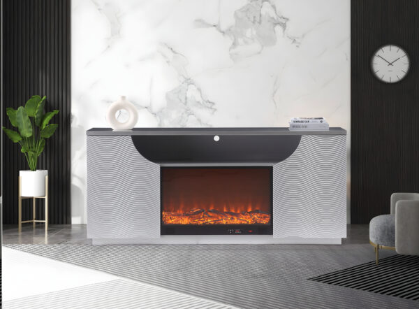 Rosario Silver TV Stand