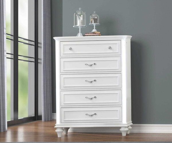 Evangeline White Queen 5 Piece Set