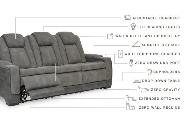 Arcadia Gray Sofa + Loveseat Set