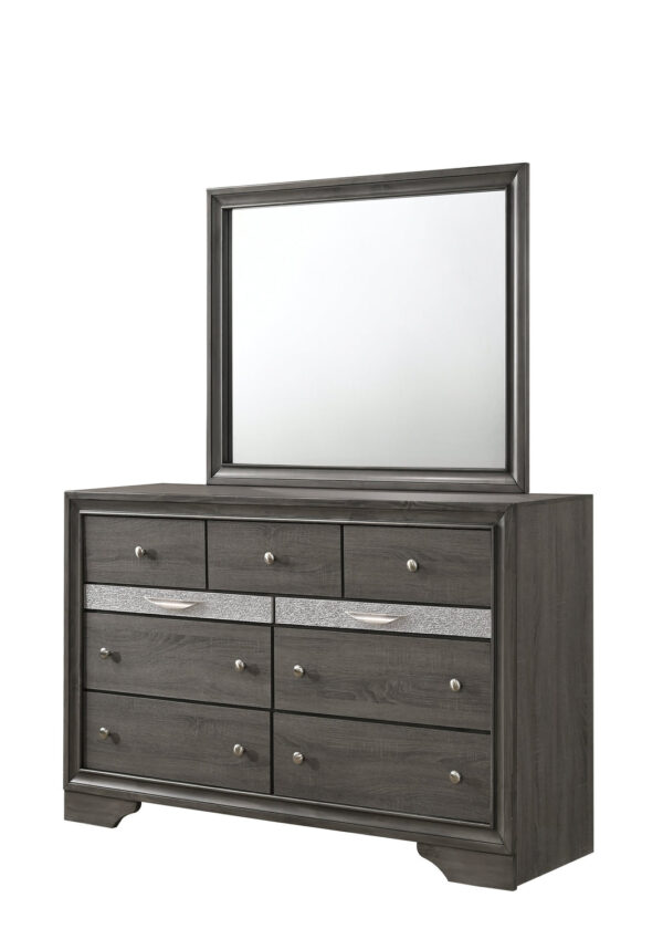 Lubna Gray Full 4 Piece Set