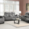 Arcadia Gray Sofa + Loveseat Set