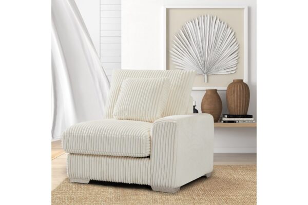 London Cream 5 Piece Sectional