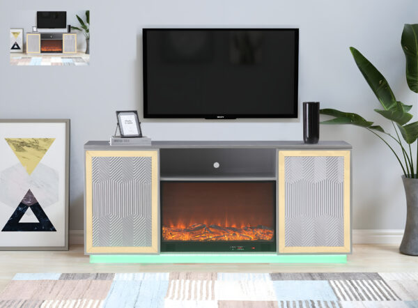 Quito Silver TV Stand