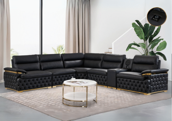 Berlin Black
6-Pc Sectional