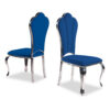 Lilo Blue & Silver Dining Chair