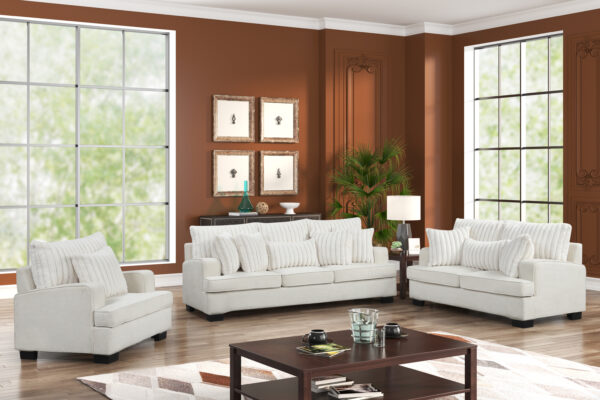 Pompei Cream
Sofa + Loveseat Set