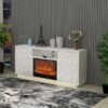 Salvador White TV Stand