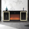 Cali Black TV Stand
