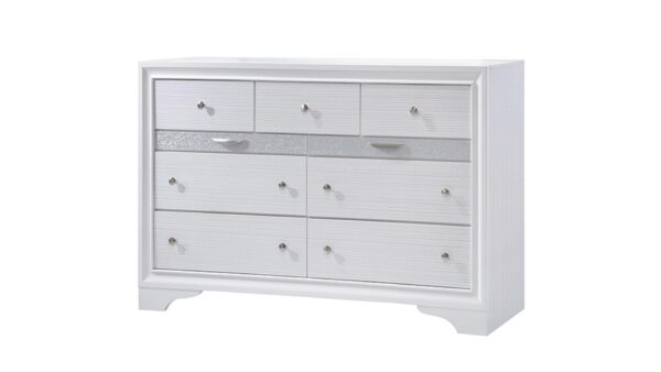 Lubna White Full 5 Piece Set