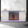 Santiago Silver TV Stand