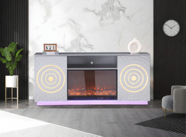 Santiago Silver TV Stand
