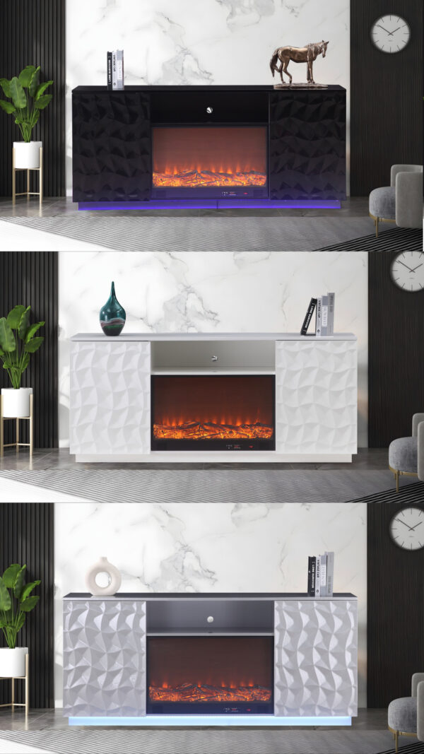 Salvador Silver TV Stand