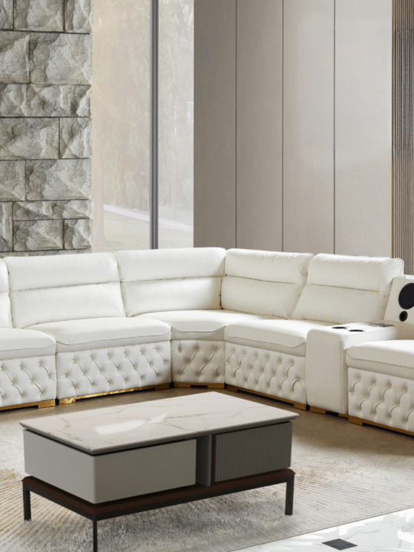 Berlin White
6-Pc Sectional