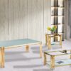 Columbus Gold/White Coffee Table