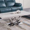 Da Vinci Silver/White Coffee Table