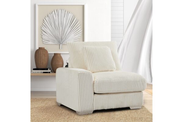 London Cream 5 Piece Sectional