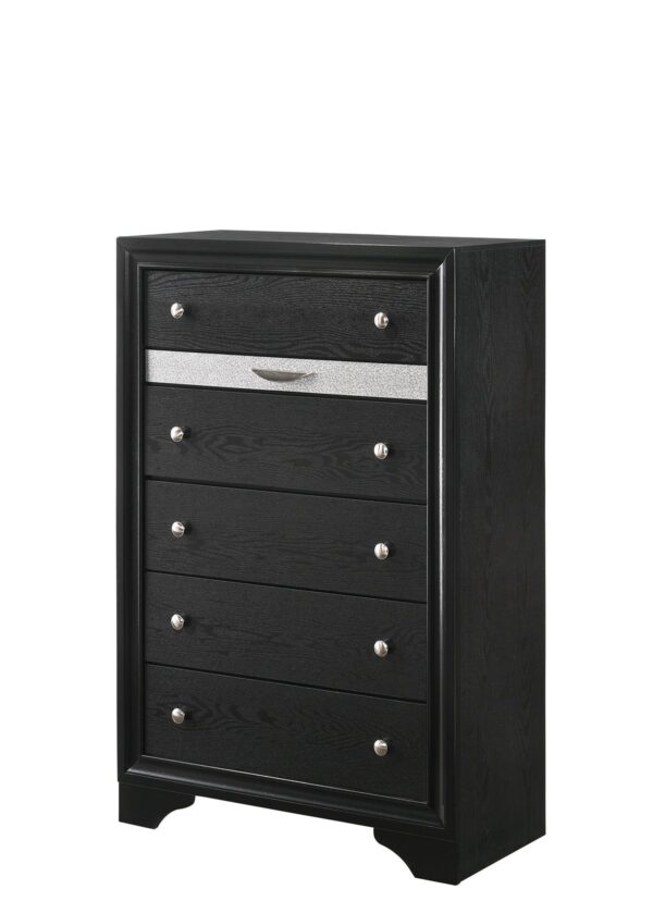 Lubna Black Full 5 Piece Set