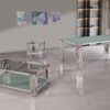 Columbus Silver/White End Table