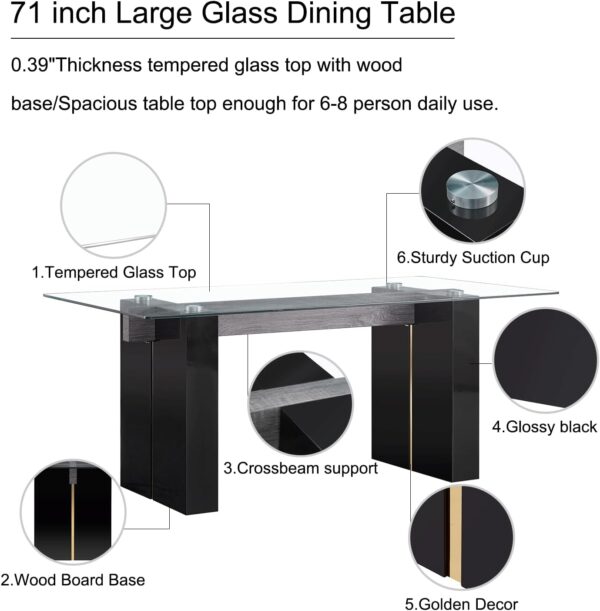 Caesar Gold Dining Table