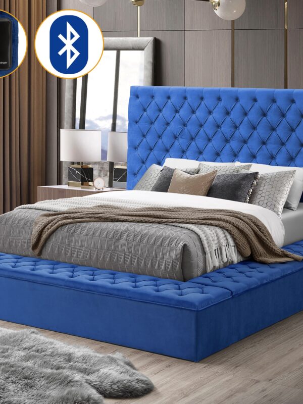 Bliss Square Bed Blue