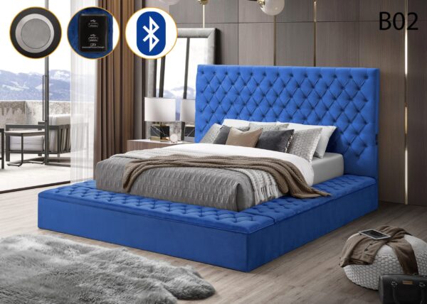 Bliss Square Bed Blue
