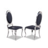 Olaf Black & Silver Dining Chair